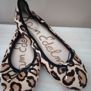 Sam Edelman leopard ballet flats